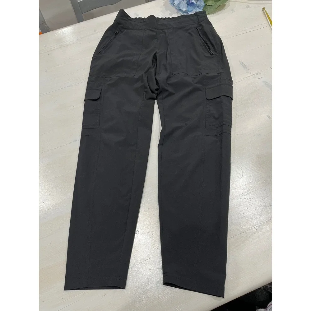Athleta Trekkie‎ North Cargo Pants Hiking Travel Black Size 4